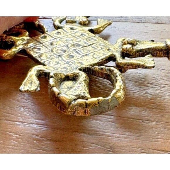 Vintage Alva Museum Replica Alligator Pin Brooch Used - Picture 11 of 13